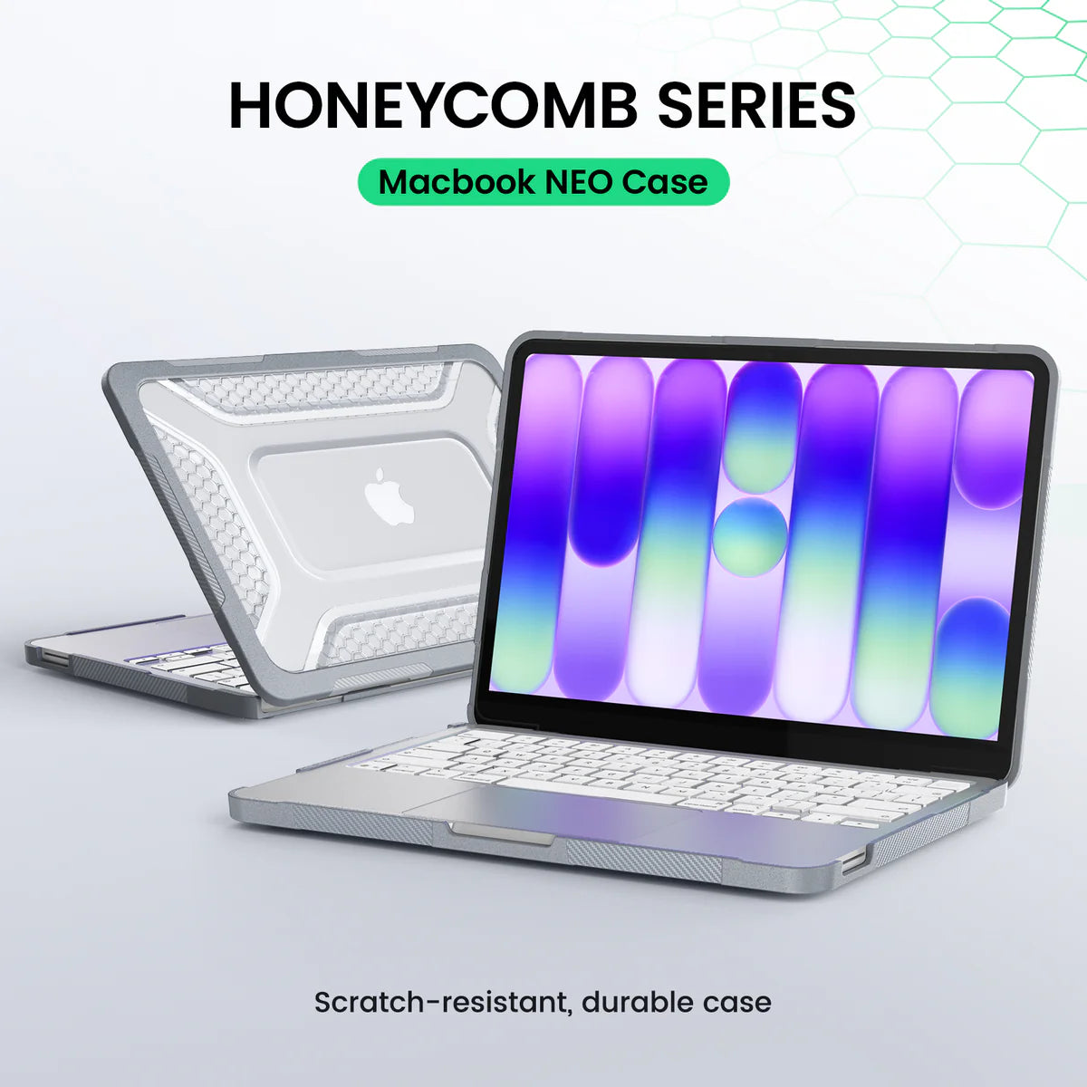 MacBook Neo 13-inch Honeycomb Protection Case with Lightweight Design