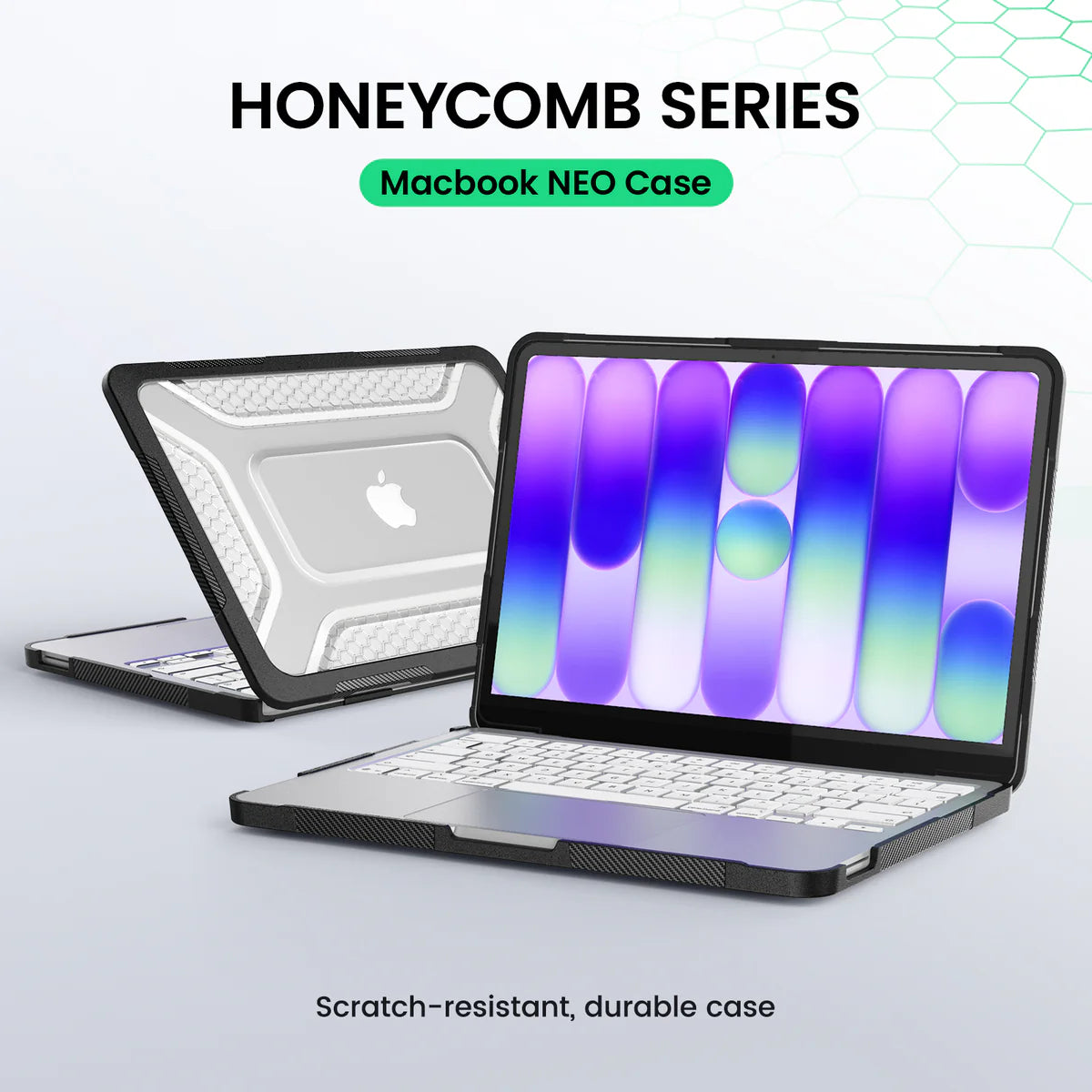 MacBook Neo 13-inch Honeycomb Protection Case with Lightweight Design
