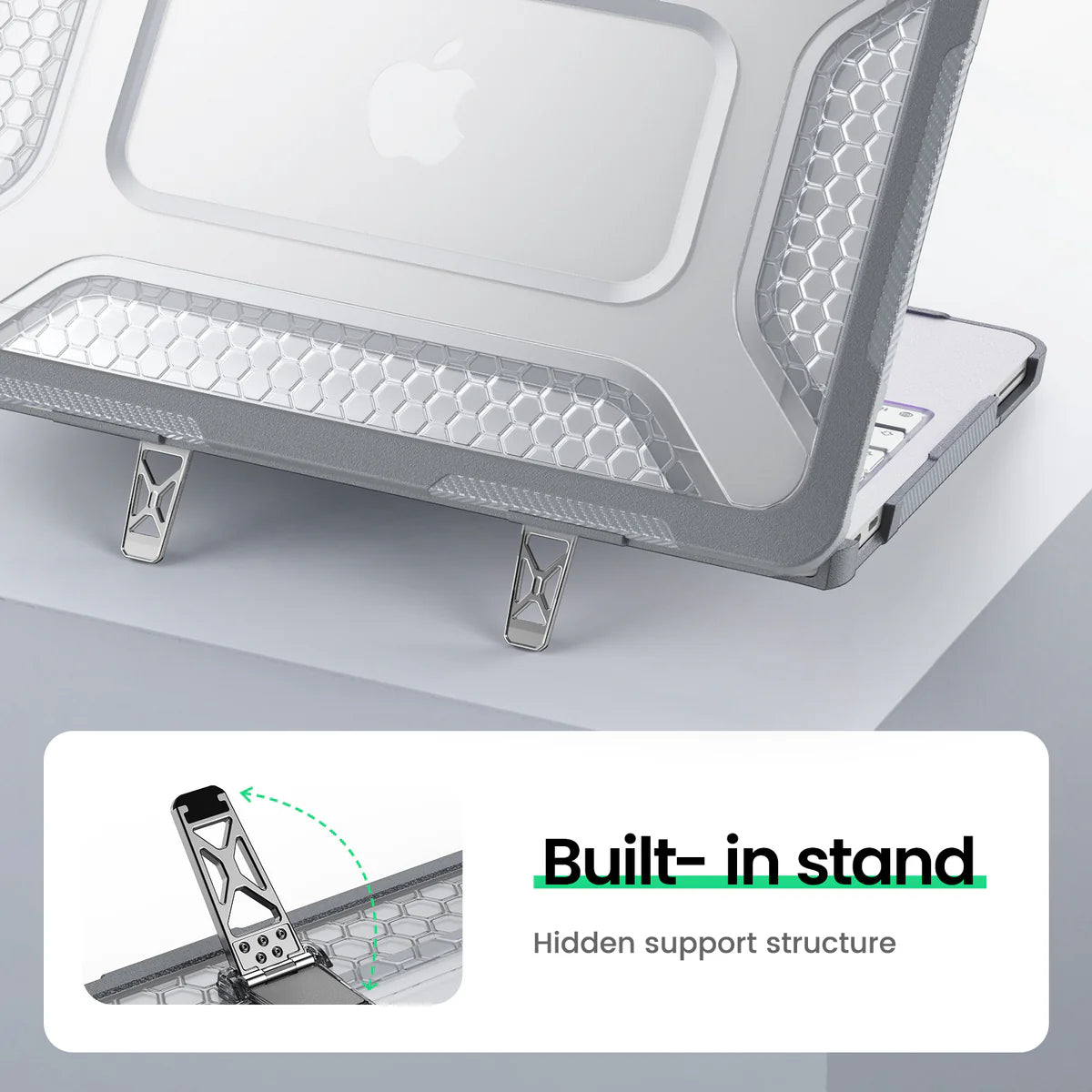 MacBook Neo 13-inch Honeycomb Protection Case with Lightweight Design