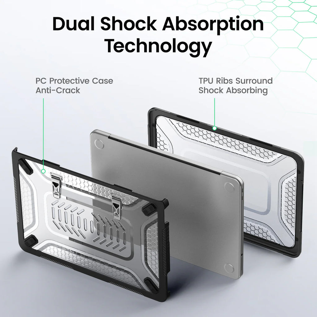 MacBook Neo 13-inch Honeycomb Protection Case with Lightweight Design