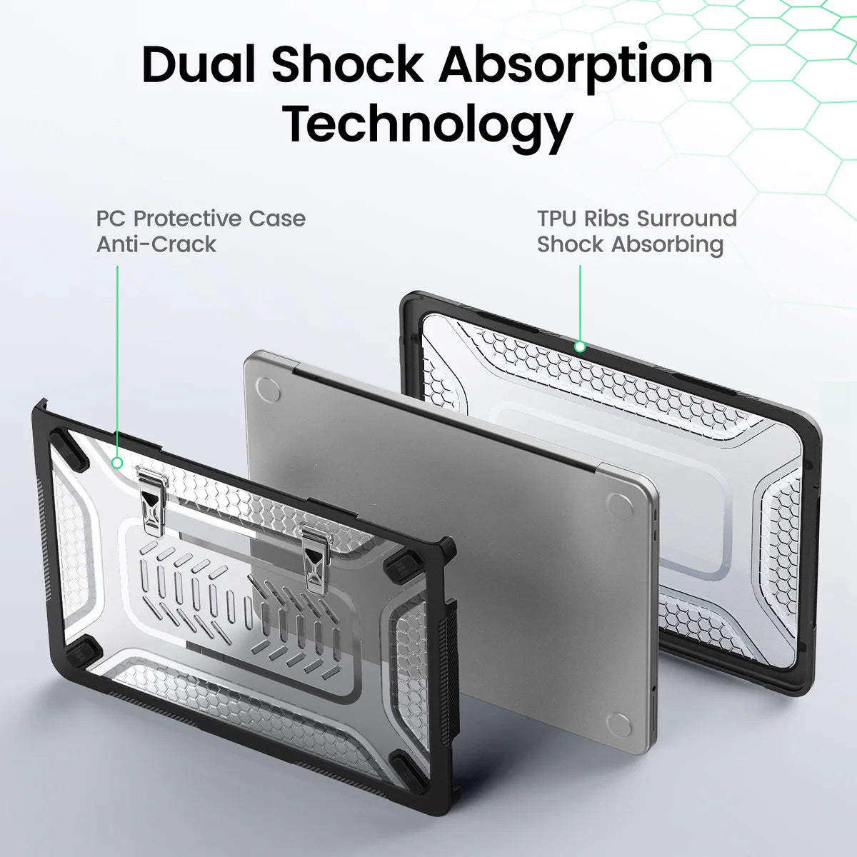 MacBook Neo 13-inch Honeycomb Protection Case with Lightweight Design