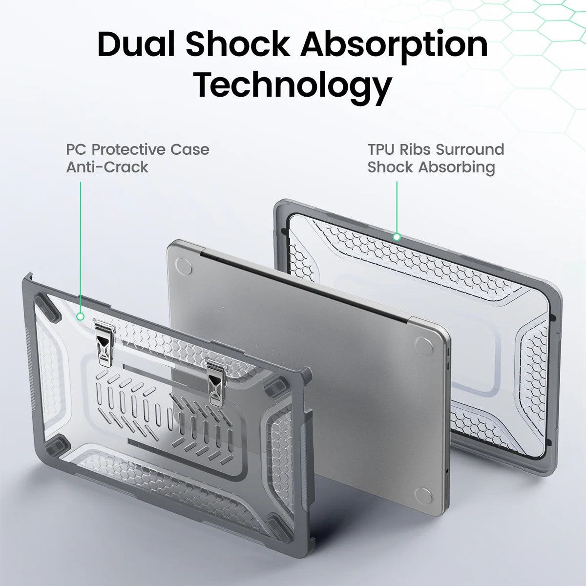 MacBook Neo 13-inch Honeycomb Protection Case with Lightweight Design