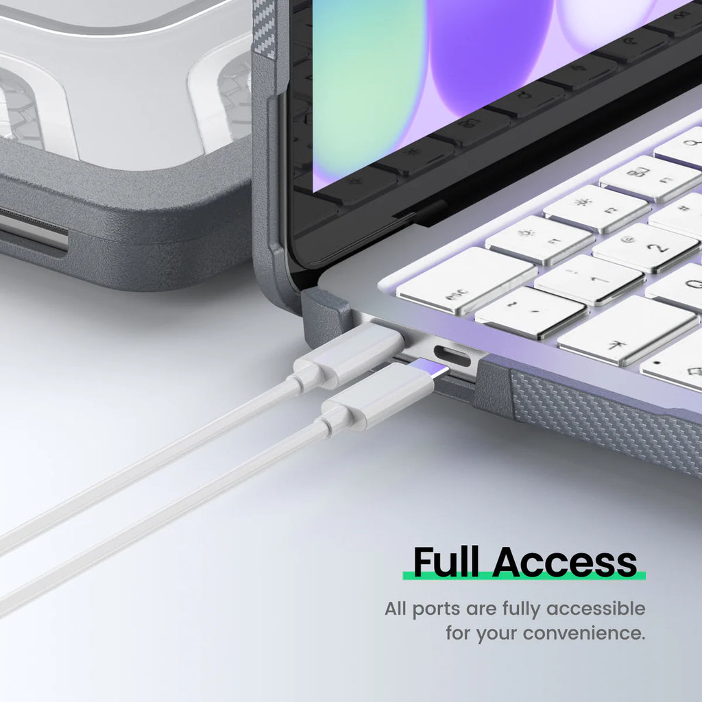 MacBook Air 13-inch (M5) Honeycomb Protection Case with Lightweight Design