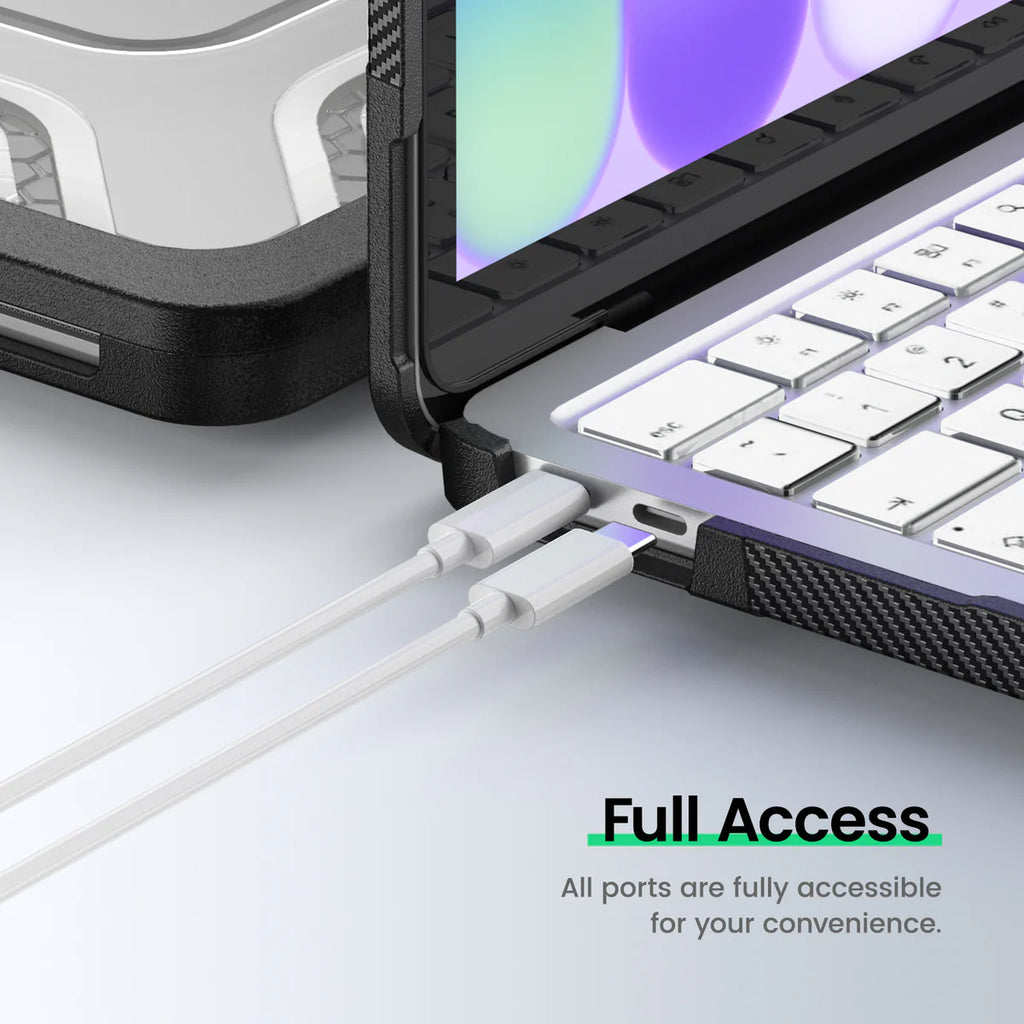 MacBook Air 13-inch (M5) Honeycomb Protection Case with Lightweight Design