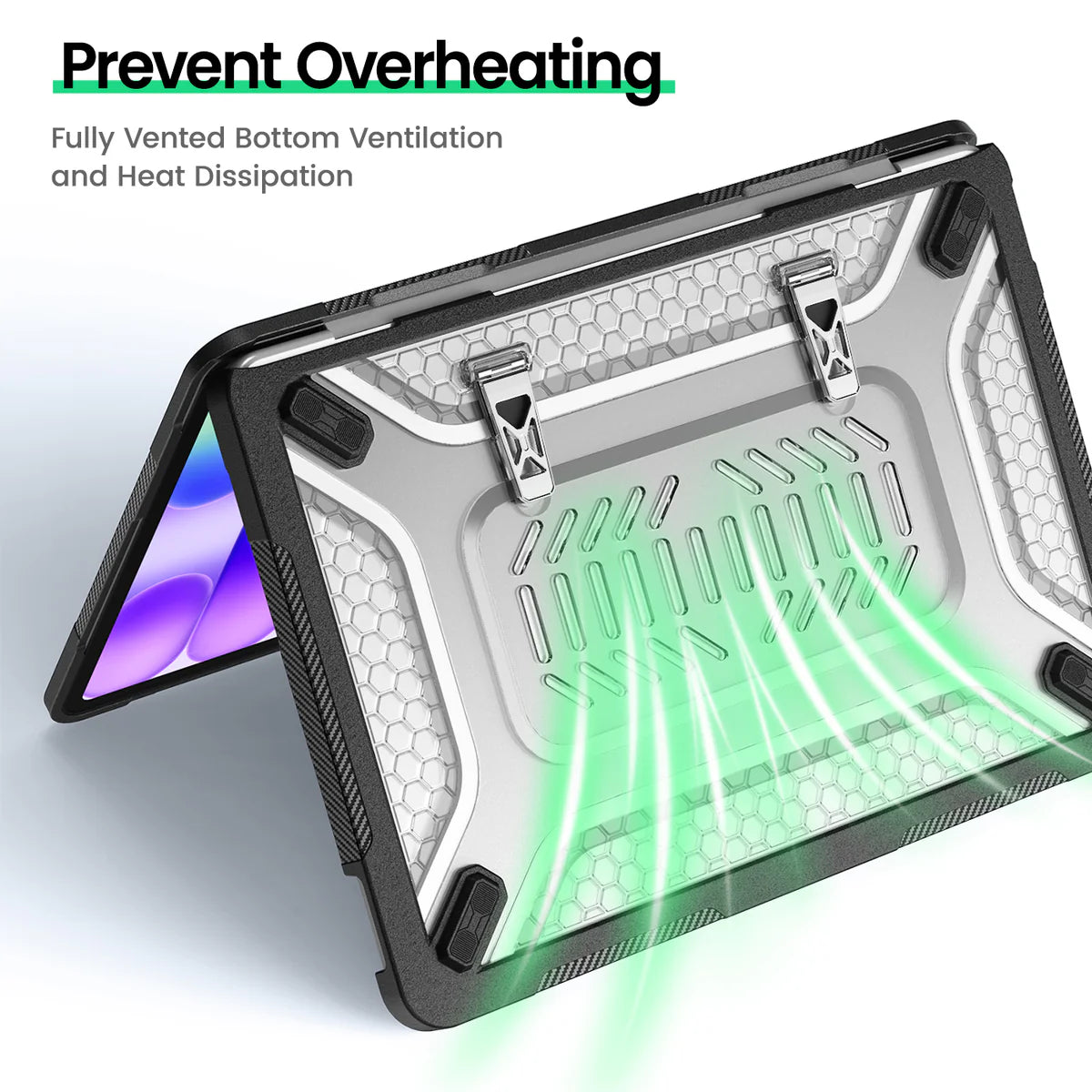 MacBook Neo 13-inch Honeycomb Protection Case with Lightweight Design