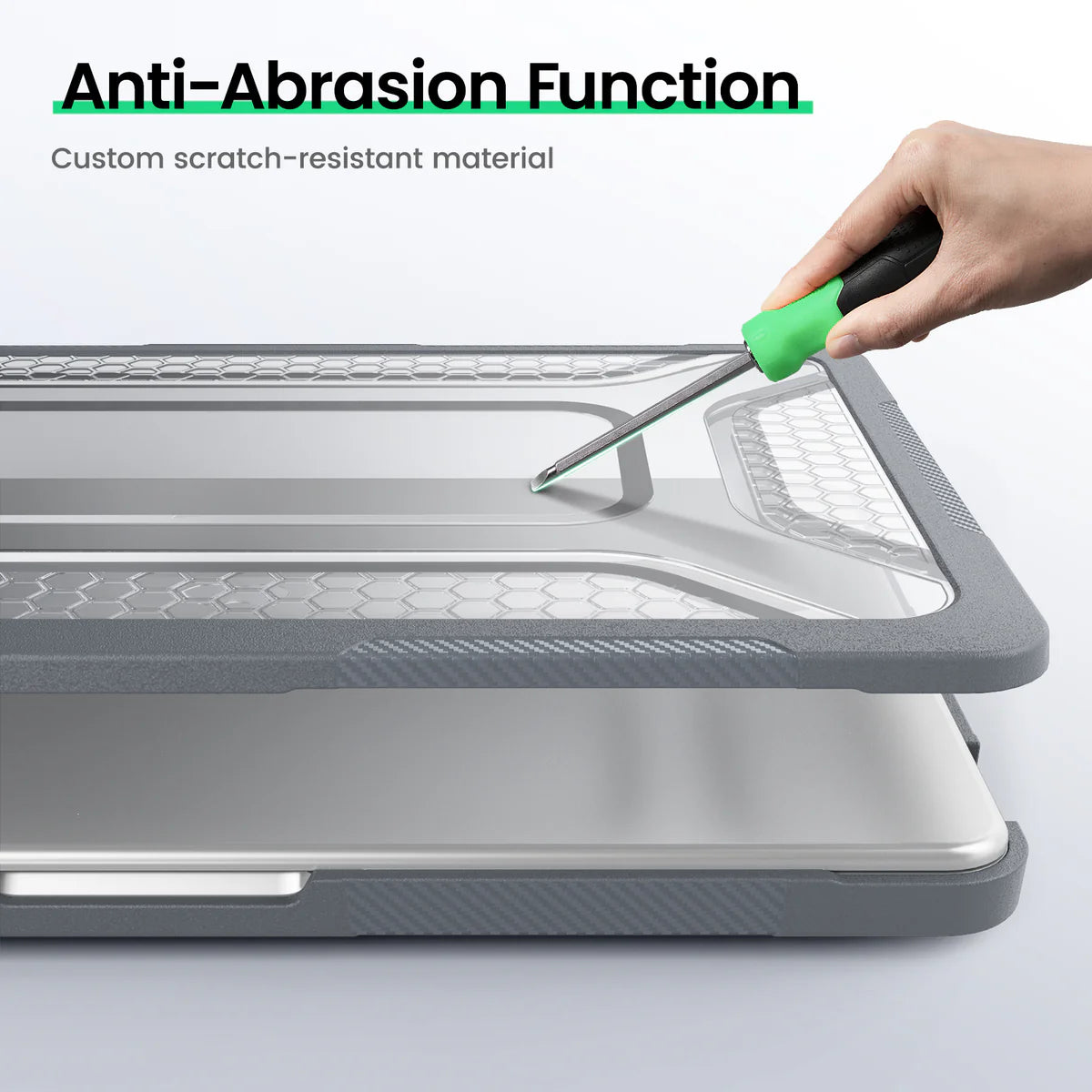 MacBook Air 13-inch (M5) Honeycomb Protection Case with Lightweight Design