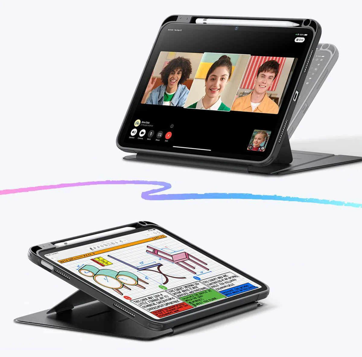 Flip Hybrid Case (Pencil Holder) iPad 11/10
