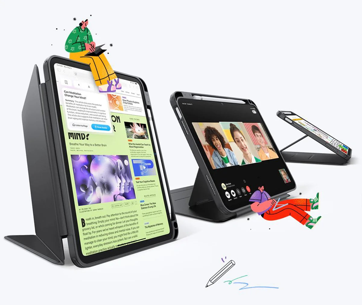 Flip Hybrid Case (Pencil Holder) iPad 11/10