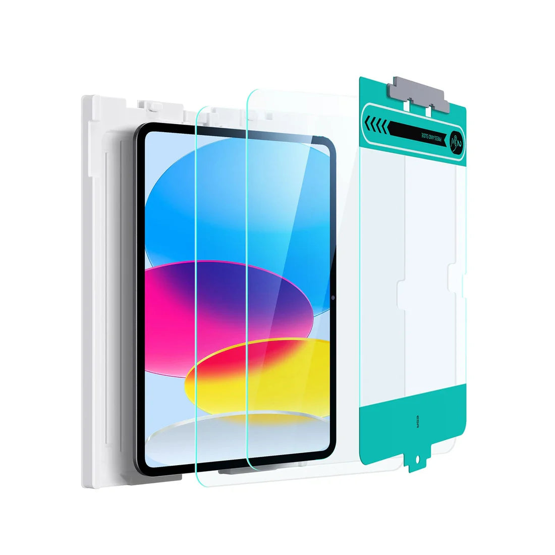 ESR Tempered-Glass (UltraFit Tray) iPad A16